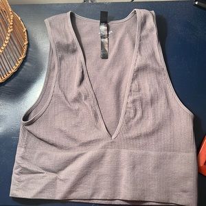 “Out from under” by urban outfitters gray crop top